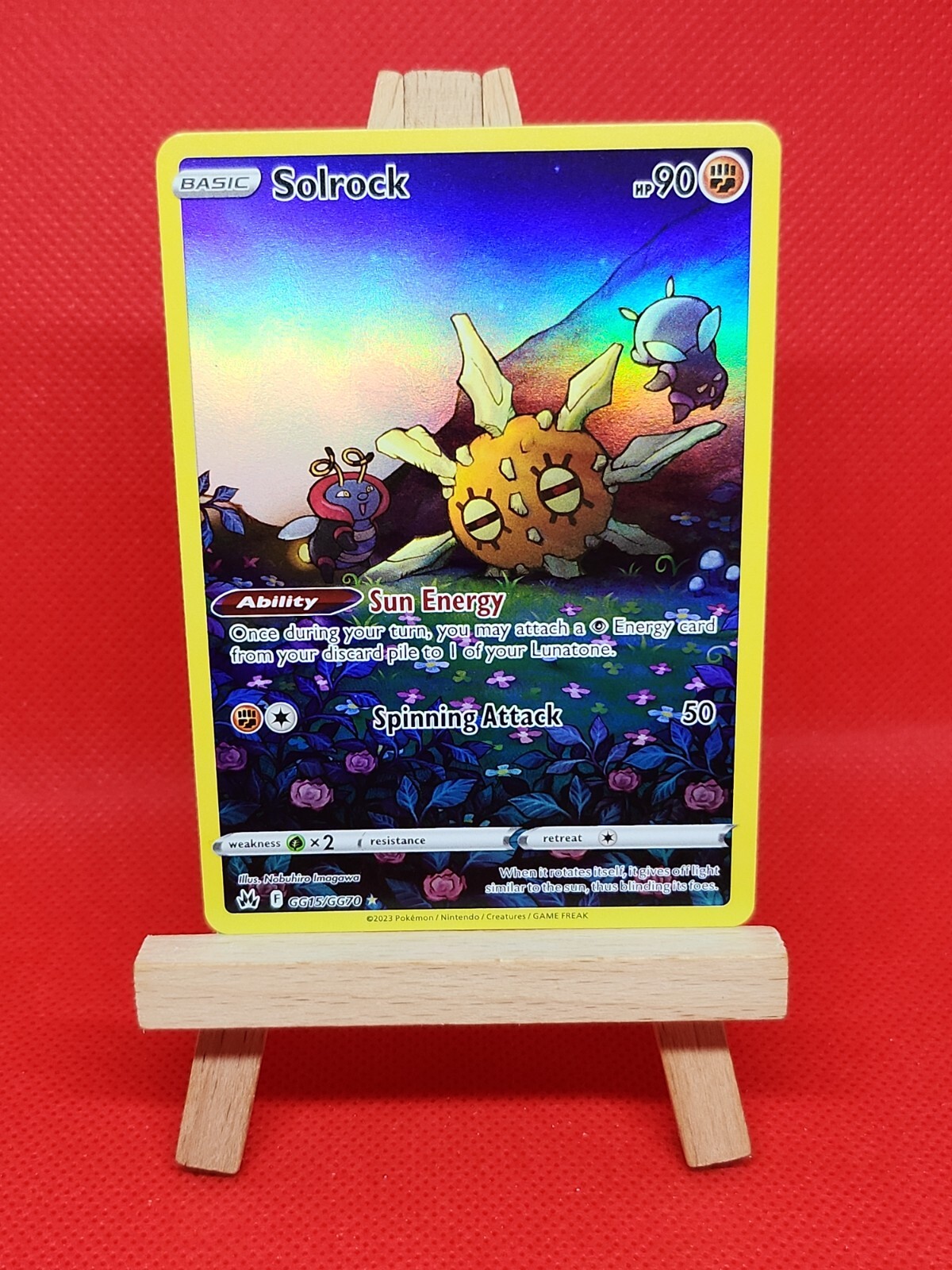 Solrock Galarian Gallery GG15/GG70 Pokemon Card Crown Zenith 