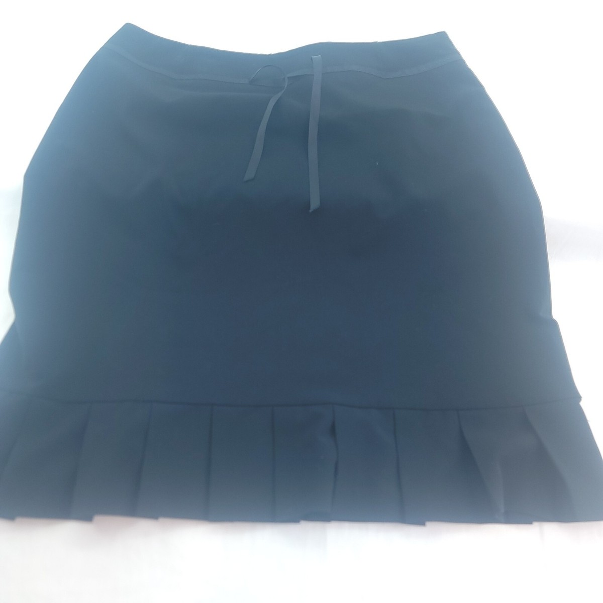 Vintage CiZi Women's Size 12 Black Ruffle Hemline Skirt | eBay