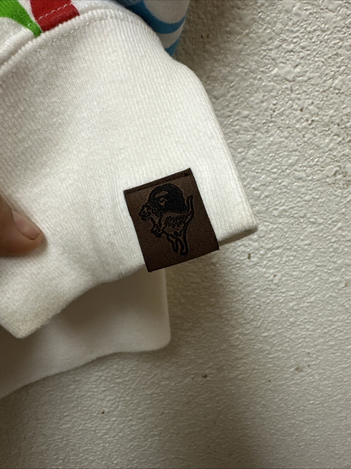 Coach x Bape Hoodie RARE multicolor: Pre owned Sz L Read Description image 10