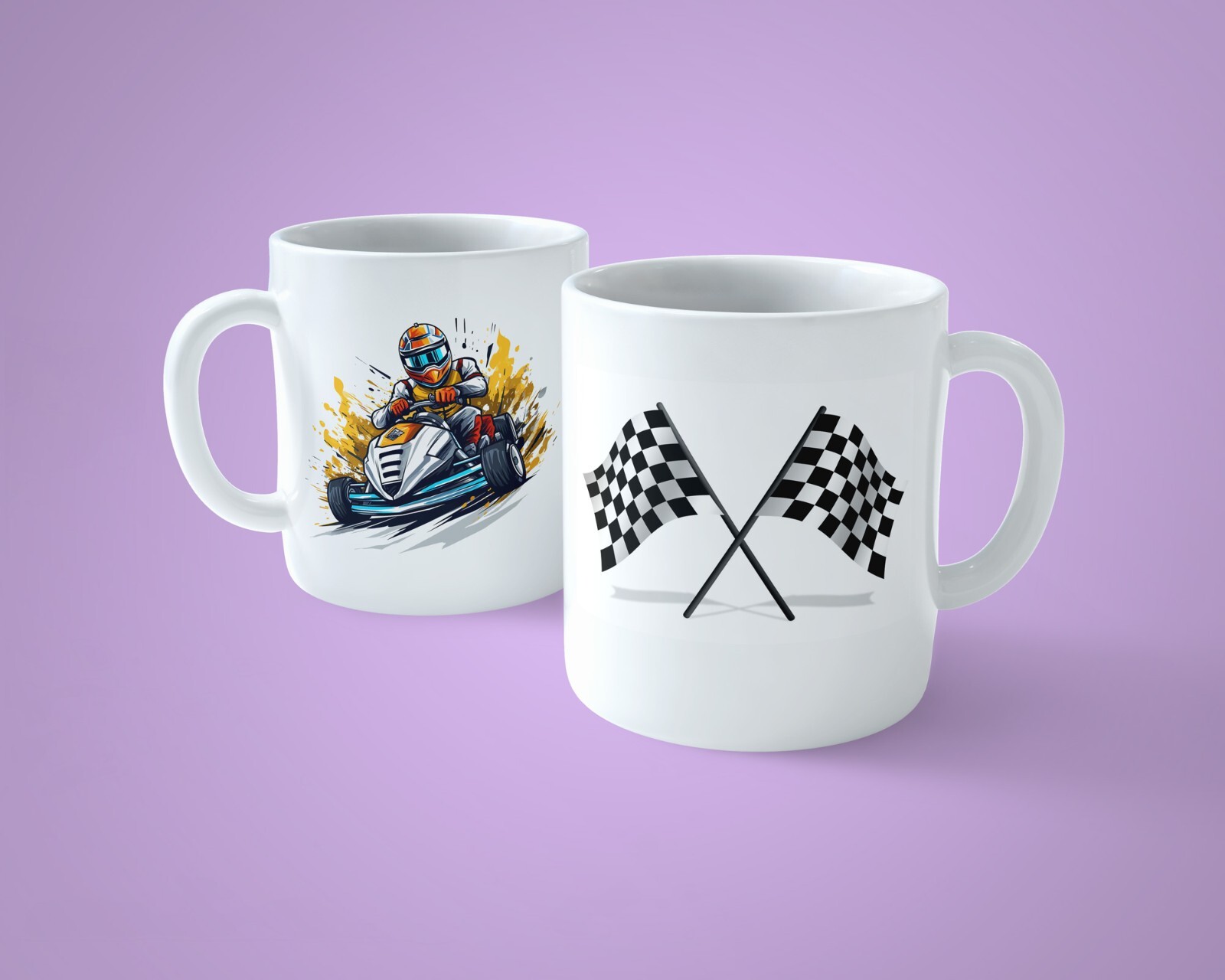 Go Kart Mug 05 / Go Karting Mug