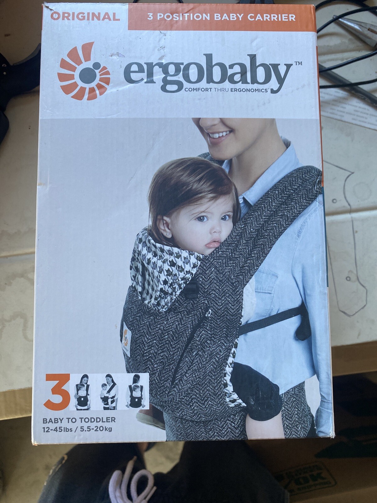 ergobaby black twill