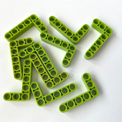 10 Lego Technic Liftarme 3x5 lime hellgrün NEU 32526