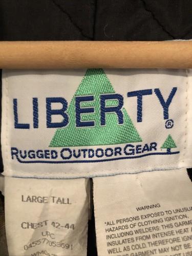 Liberty Real Tree Insulated Coveralls Men’s Large Tall Chest 42-44 - Picture 5 of 14