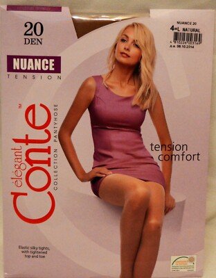 Conte Elegant Pantyhose Nuance Tension Comfort Sizes 2/3/4 Choose Colors (CC8)