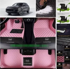 Custom For Porsch Cayenne Hybrid Macan Car Floor Mats All Weather Luxury Pads