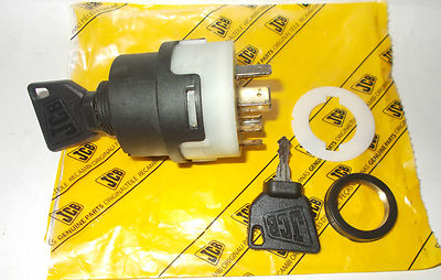 #ad JCB PARTS 3CX GENUINE JCB IGNITION SWITCH WITH 2 KEYS $38.64