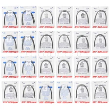 arcos de ortodoncia niti super elástico rectángulos ovoide dental