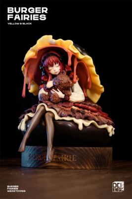 WE ART DOING Burger Fairies Black Deluxe Edition Figure New body