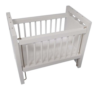 white dolls cot