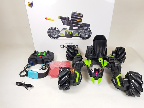 Soft Dart Laser Radiocomando Extreme Hobby Science Carro armato 2.4G RC esercito - Foto 12 di 12