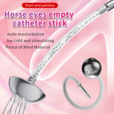 Hollow Urethral Silicone Penis Plug Urethra Stretcher Stretching Dick Dilator