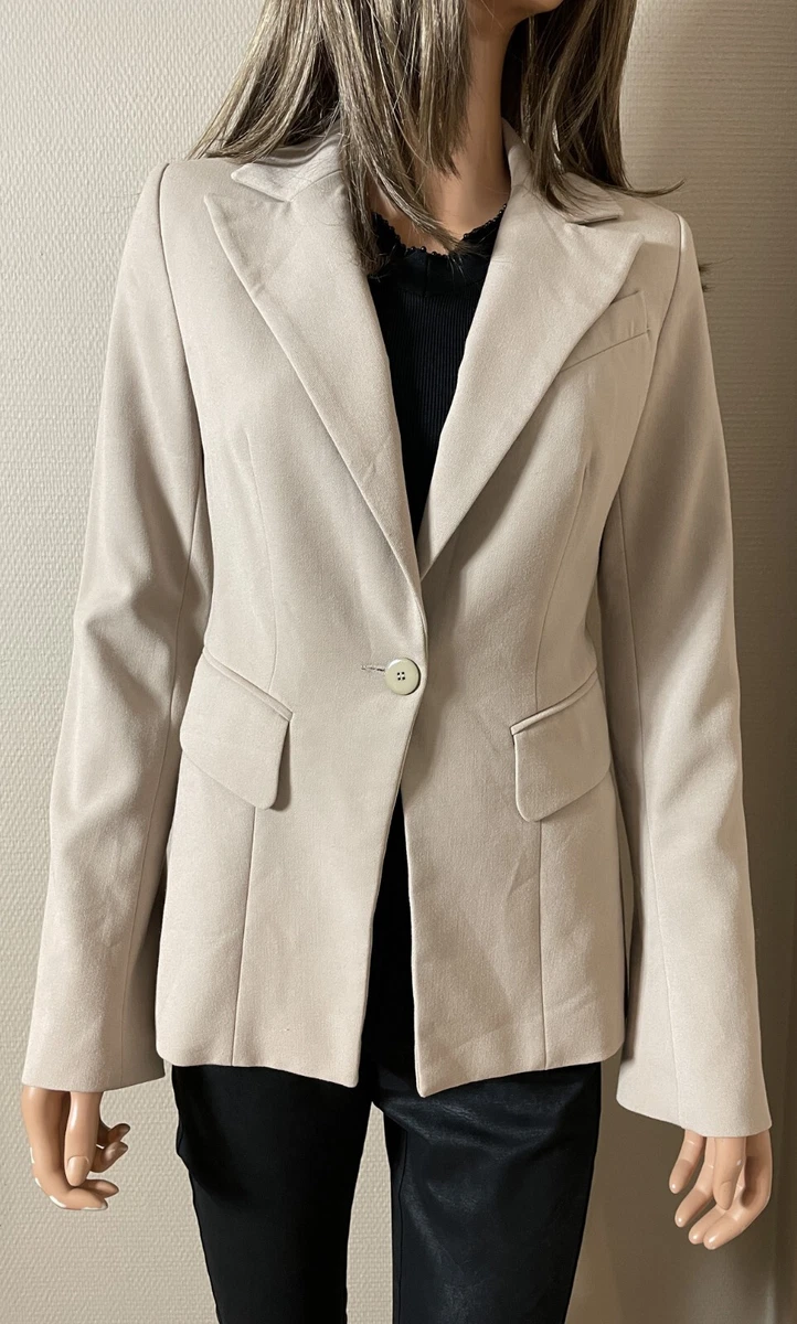 Veste blazer beige SINEQUANONE T 36 eBay