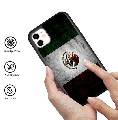 mexico flag For iPhone SE XS XR Max 5 6 7 8 Plus Anti scratch Cover - Picture 25 of 25