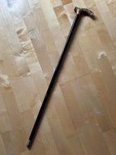 Walking Cane Stick 1899 Victorian Repousse Family Heirloom