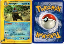 Feraligatr 47165 Rare Expedition Base Set Pokemon Heavily Played