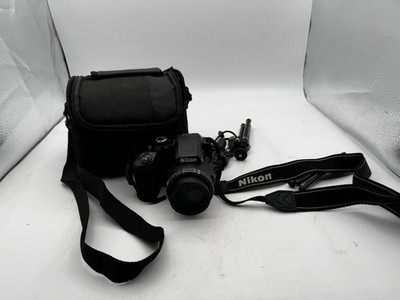 Nikon COOLPIX B500 16MP 40x Zoom Digital Camera Bag Tripod Accessories Untested