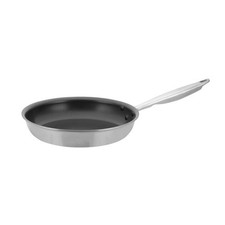 Winco TGFP10NS 10 in S/S Fry Pan, Nonstick
