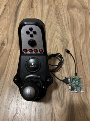 Logitech G Driving Force Shifter with Simagic USB adapter