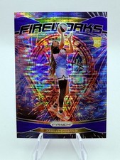 2024 Panini Prizm WNBA - Fireworks Kamilla Cardoso #4 Blue Pulsar Prizm /199...