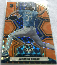 2022 Panini Mosaic Baseball Jackson Kowar Kansas City Royals Reactive Orange RC