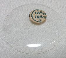 GLASS POCKET WATCH CRYSTAL 18 6/16 H 4 WATCHMAKER REPLACEMENT PART 321