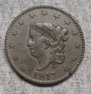 Nice 1817 Coronet Head Large Cent