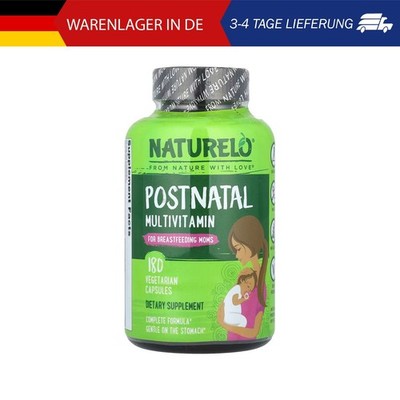 NATURELO, Postnatal Multivitamin, Multivitamine für stillende Mütter, 180 vegeta