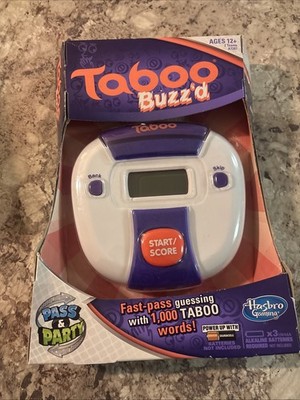 2013 Hasbro Electronic Taboo Buzzed Team Party Game Handheld NEW IN BOX