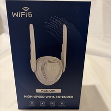 WiFi 6 Extender Model Z04 Dual Band 3000 Mpbs Mesh Wi-Fi High Speed