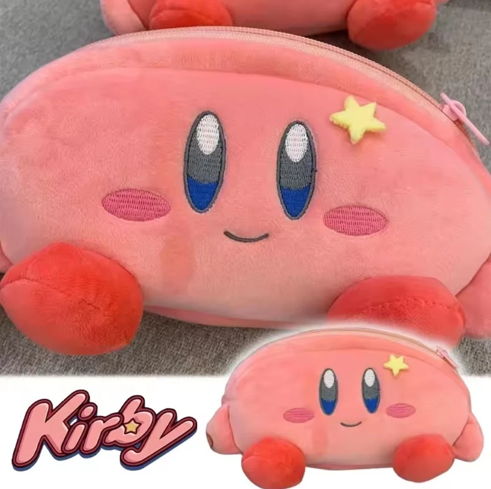 Trousse Kirby Mignon peluche Collection Jeux Vidéo Affaire Scolaire École Enfant - Photo 2/4