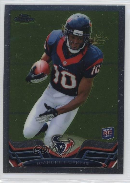 2013 Topps Chrome DeAndre Hopkins (Ball in Right Hand) #154 sq1
