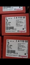 Job Lot  Legrand RCD. 40A 2 Pole Part no.  411555 New. Sealed box.  x 3 pieces
