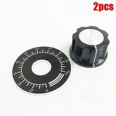 For Potentiometer With Dial 2Sets MF-A03 Knob Cap 6Mm Dia Hole Ic New tx