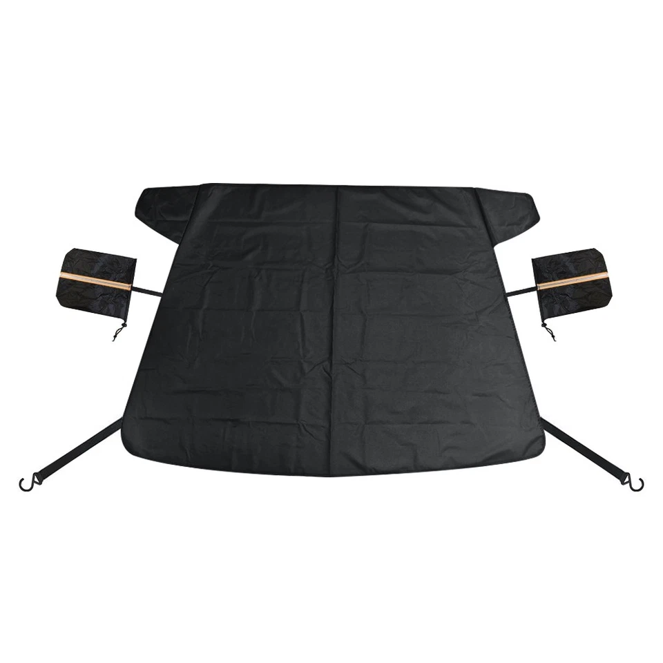 Cubierta de nieve para parabrisas de coche Toyota protector de hielo escarchado con cubierta de espejo lateral negro Foto 3 de 4