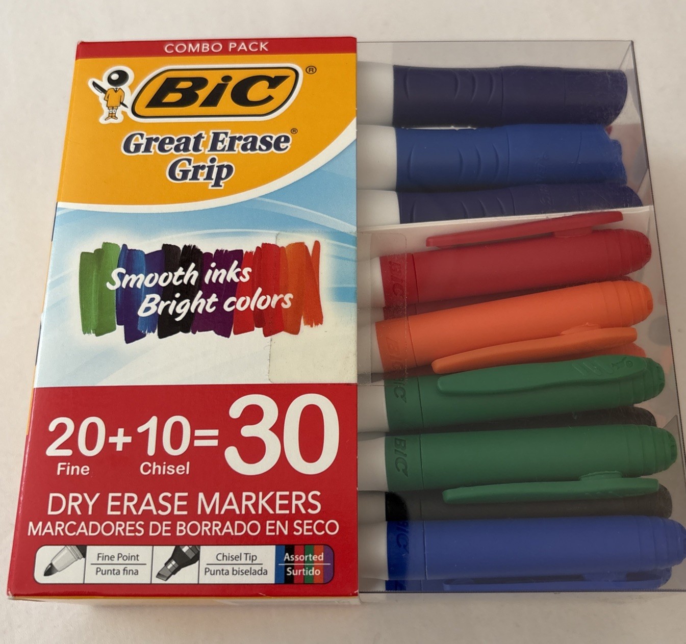 Combo Pack 20 Fine 10 Chisel Bright Colors Free Shipping