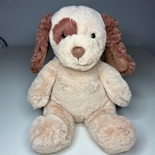 Steiff Soft Cuddly Friends Peppi Puppy Dog Plush 8 Brown Tan 083594 With Tags