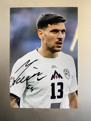 Erik Janza Autogramm Slovenia / EM 24 / Gornik Zabrze / Viktoria Plzen / Maribor