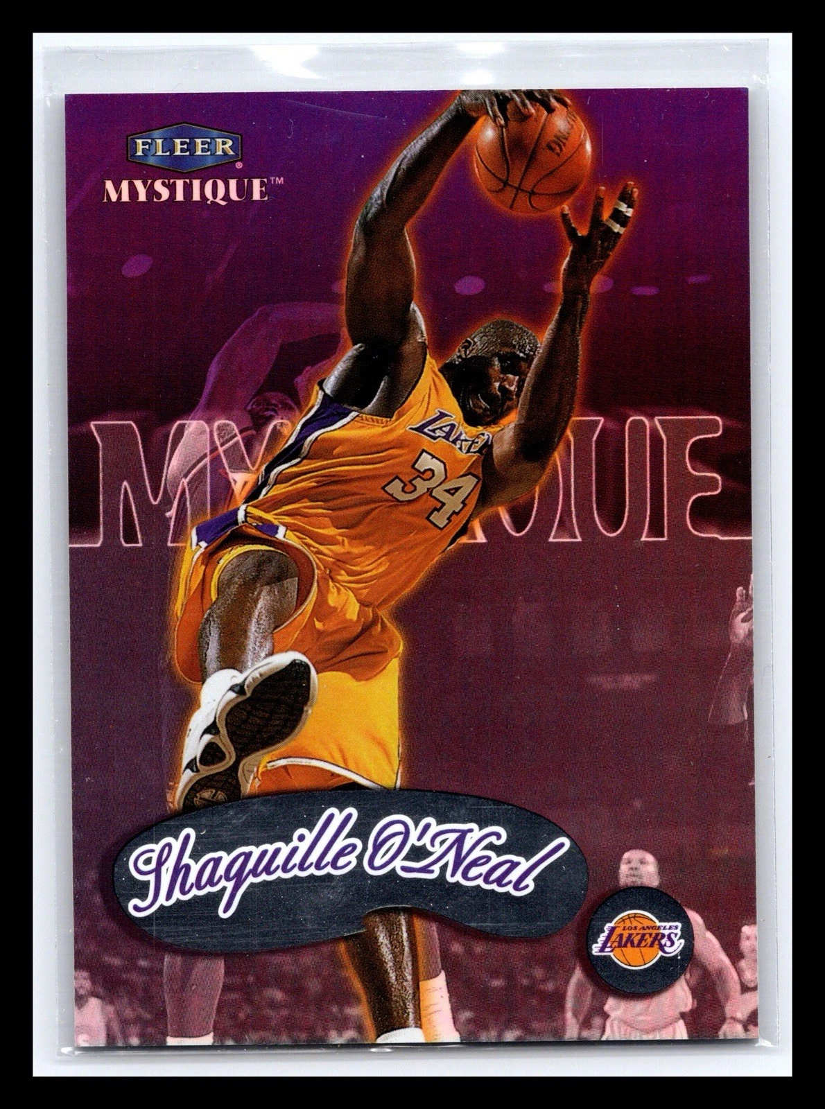 1999-00 Fleer Mystique Shaquille O’Neal #22 Insert Lakers Heat Suns Celtics