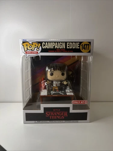 FUNKO POP STRANGER THINGS CAMPAIGN EDDIE #1477 TARGET EXCLUSIVE RARE