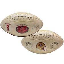 Steve Young San Francisco 49ers Mini Football Licensed NFL Memorabilia COA