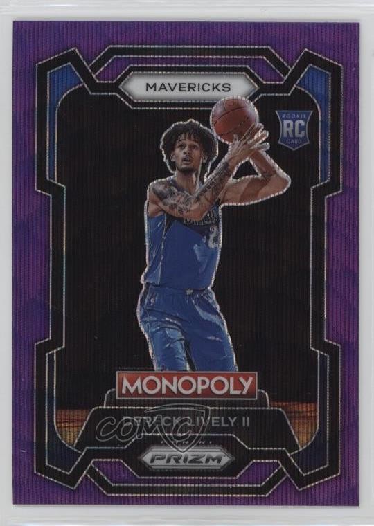 2023-24 Panini Prizm Monopoly Purple Wave Prizm Dereck Lively II #24 1d40