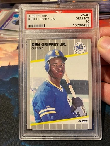 1989 Fleer Ken Griffey Jr. PSA 10