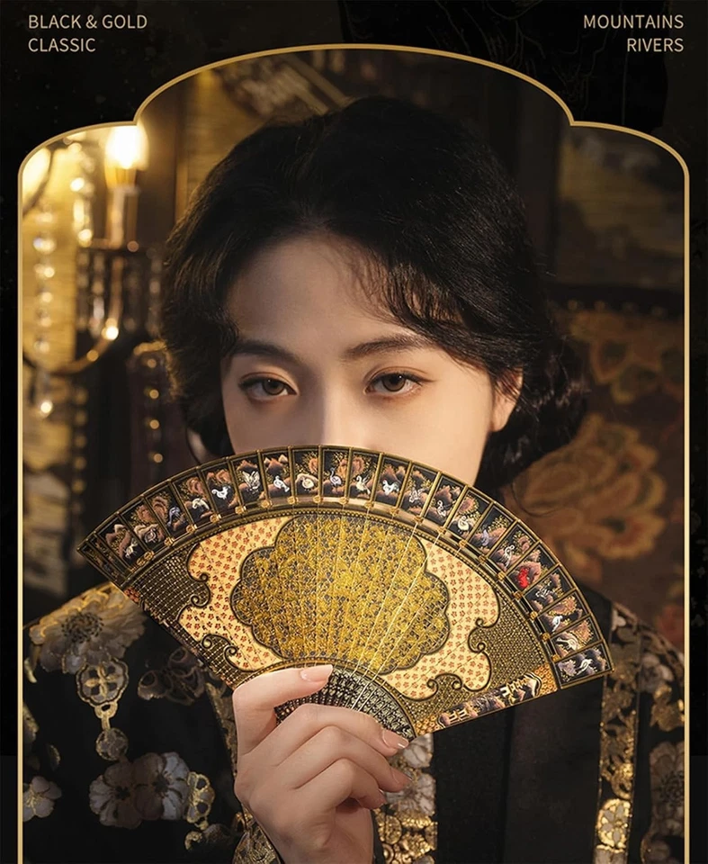 Piececool 3d Puzzles for Adult Gold-painted landscape fan 56p metal JAPAN MJZ - Image 4 of 4