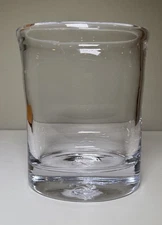 SIMON PEARCE Handblown Oval Glass Vase Heavy Art Glass 7” Tall SIGNED *read*