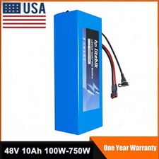 48V Lithium Battery w/ 30A BMS for 1500W Ebike Electric Bike Bicycle UL 2271
