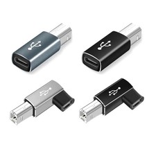USB C to Square USB Laptop Charging Cable Adapter Type C Female to Square USB