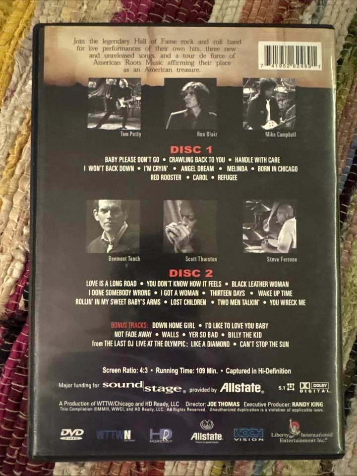 Tom Petty & The Heartbreakers Perform The Hits DVD ~ Sound Stage 2 Disc Set, - Image 2 of 4