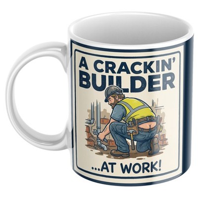 Geschenk für einen Baumeister lustig unhöflich Kaffee Tee Becher Arbeit für ihn Mann Kumpel Bauherren Brauen