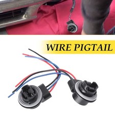 2x 3157 Bulb Socket Brake Front Turn Signal Light Harness Wire Plug Connector Us