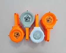 Lot of 4 NERF N-Strike Elite 25 Round Ammo Dart Drum Magazine Clip